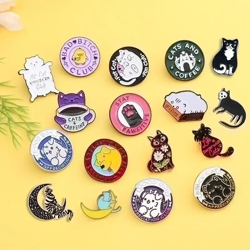 Alloy Brooches