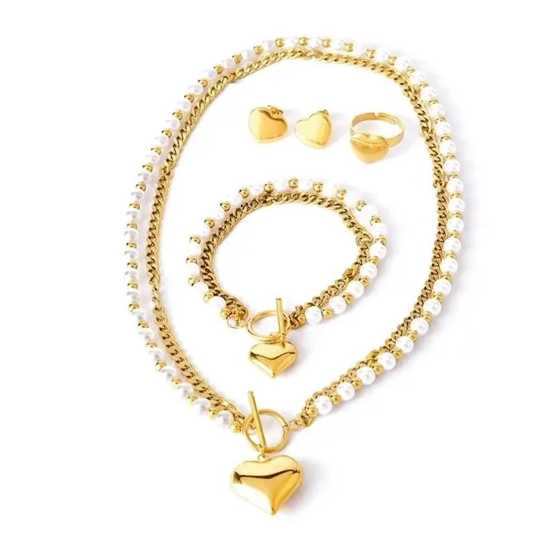Chunky Heart Jewelry