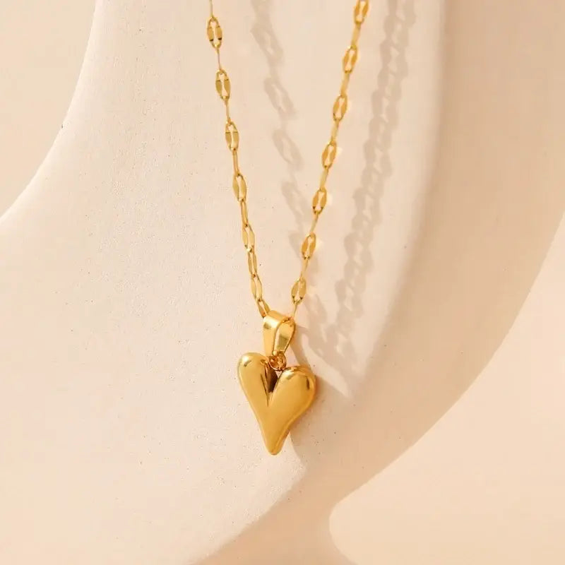 Gold Heart Necklaces