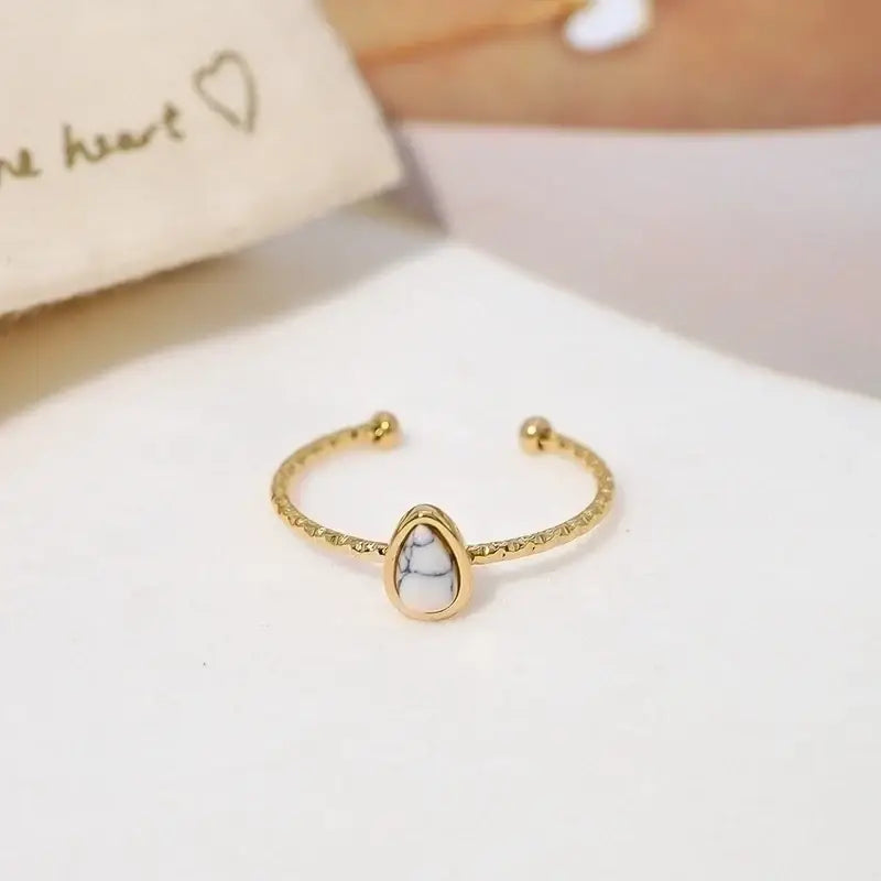 Natural Stone Rings