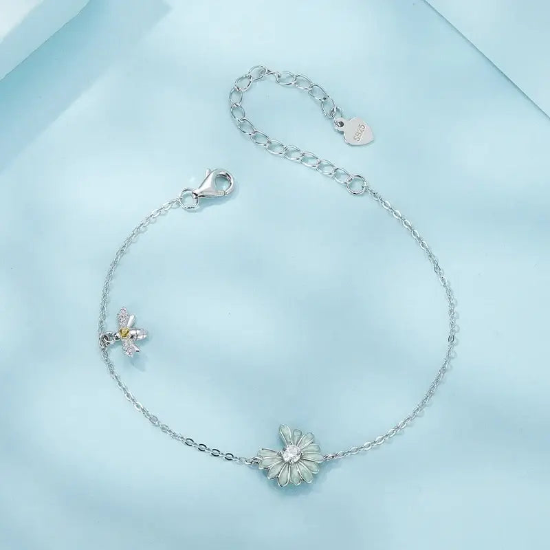 Silver Flowers Jewelry
