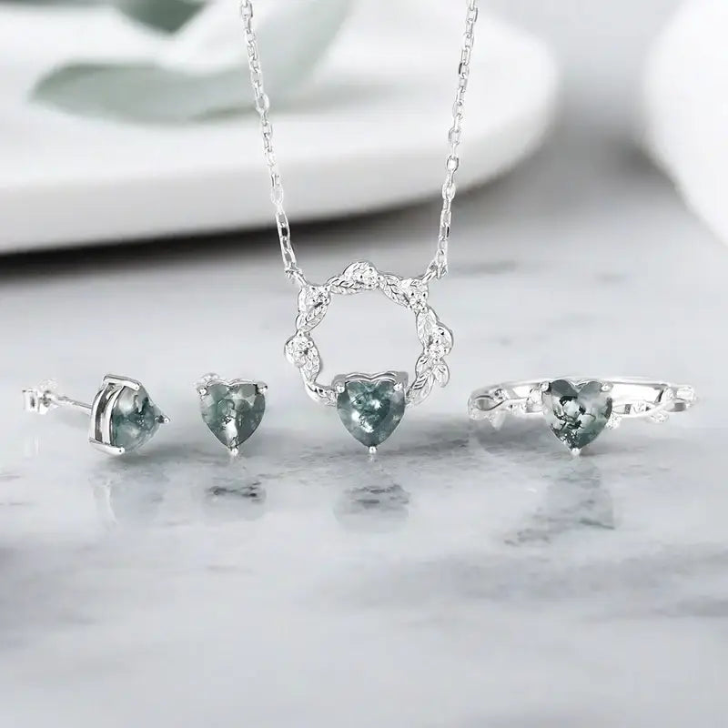 Zircon Heart Jewelry
